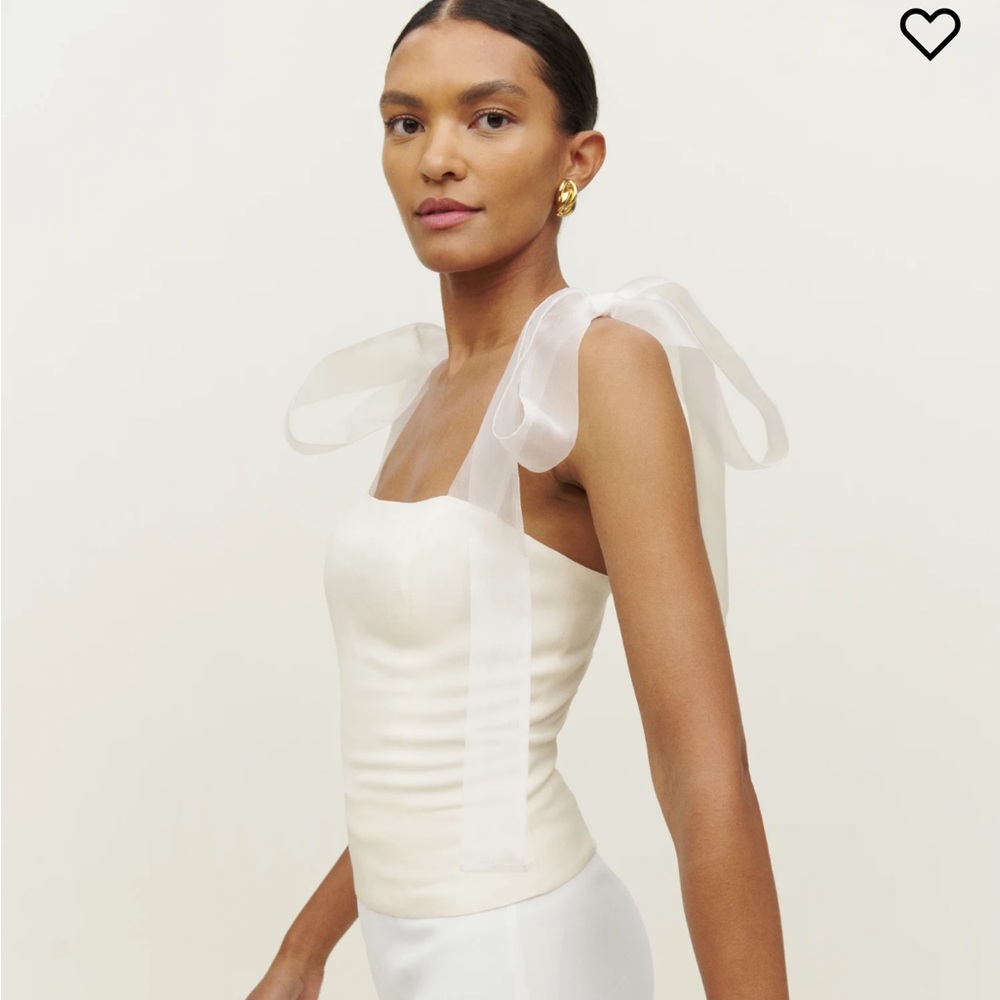 NWT Reformation Zoey Top Gossamer